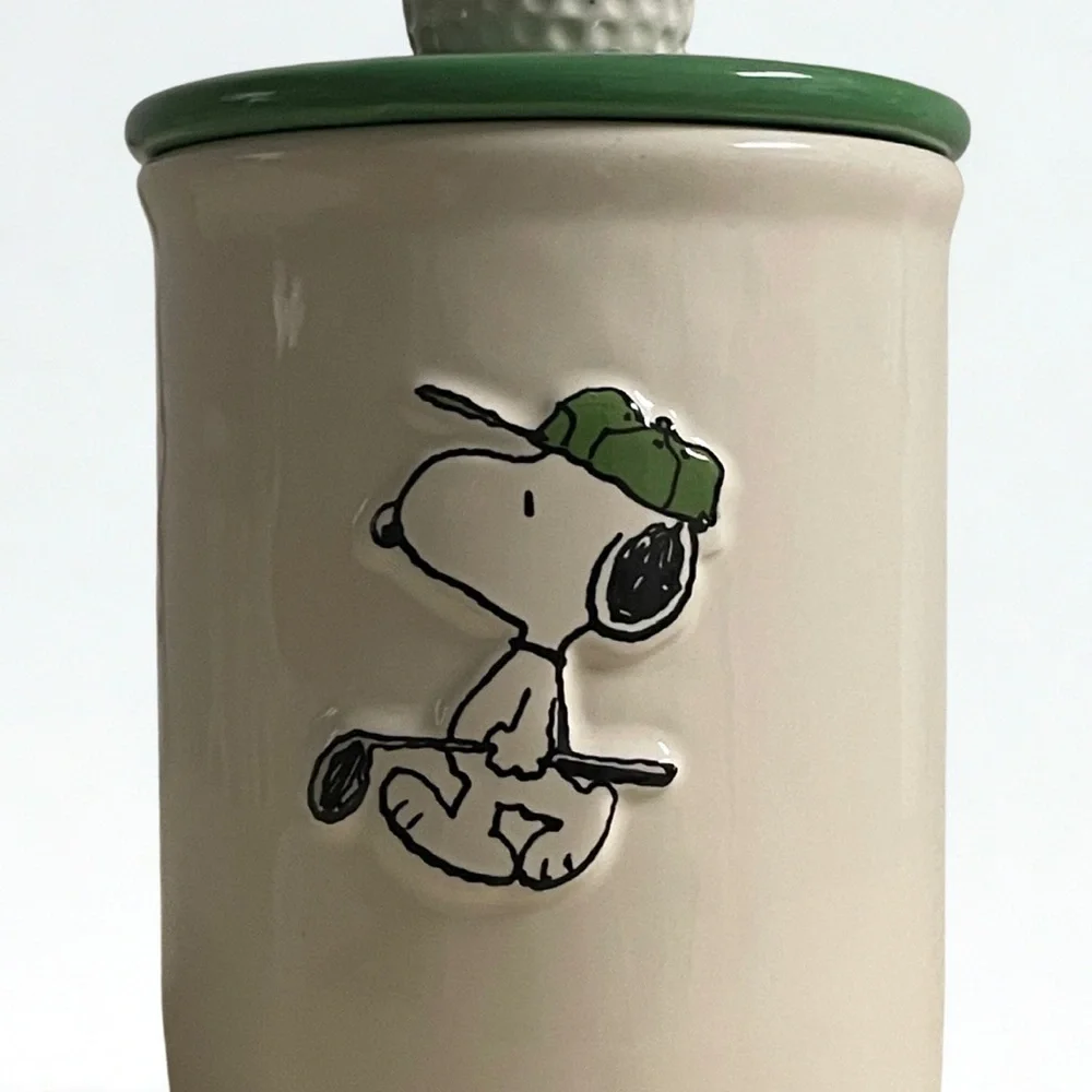 Rae Dunn “Peanuts” Tee Time Canister